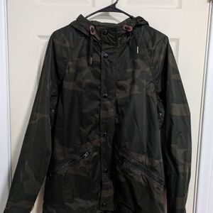 Abercrombie & Fitch Green Camouflage Field Jacket